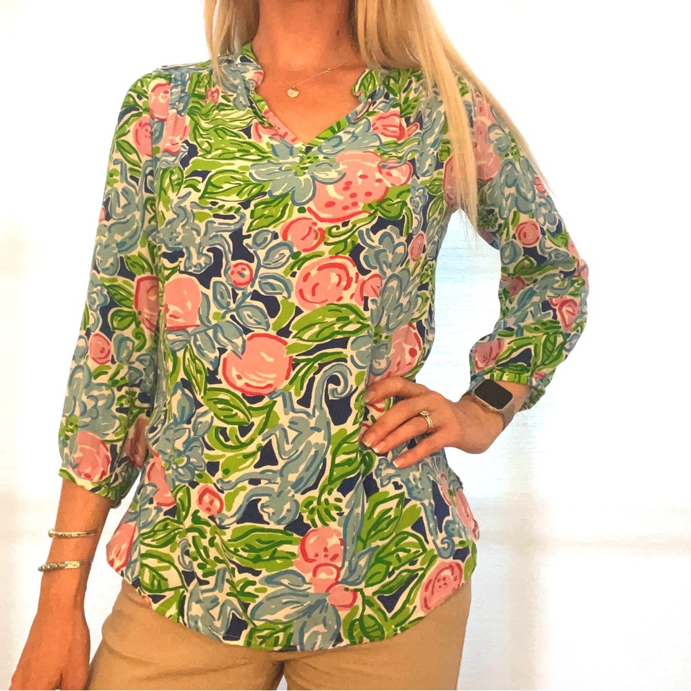 Barbara Gerwit by Tabatha Tropical Blouse